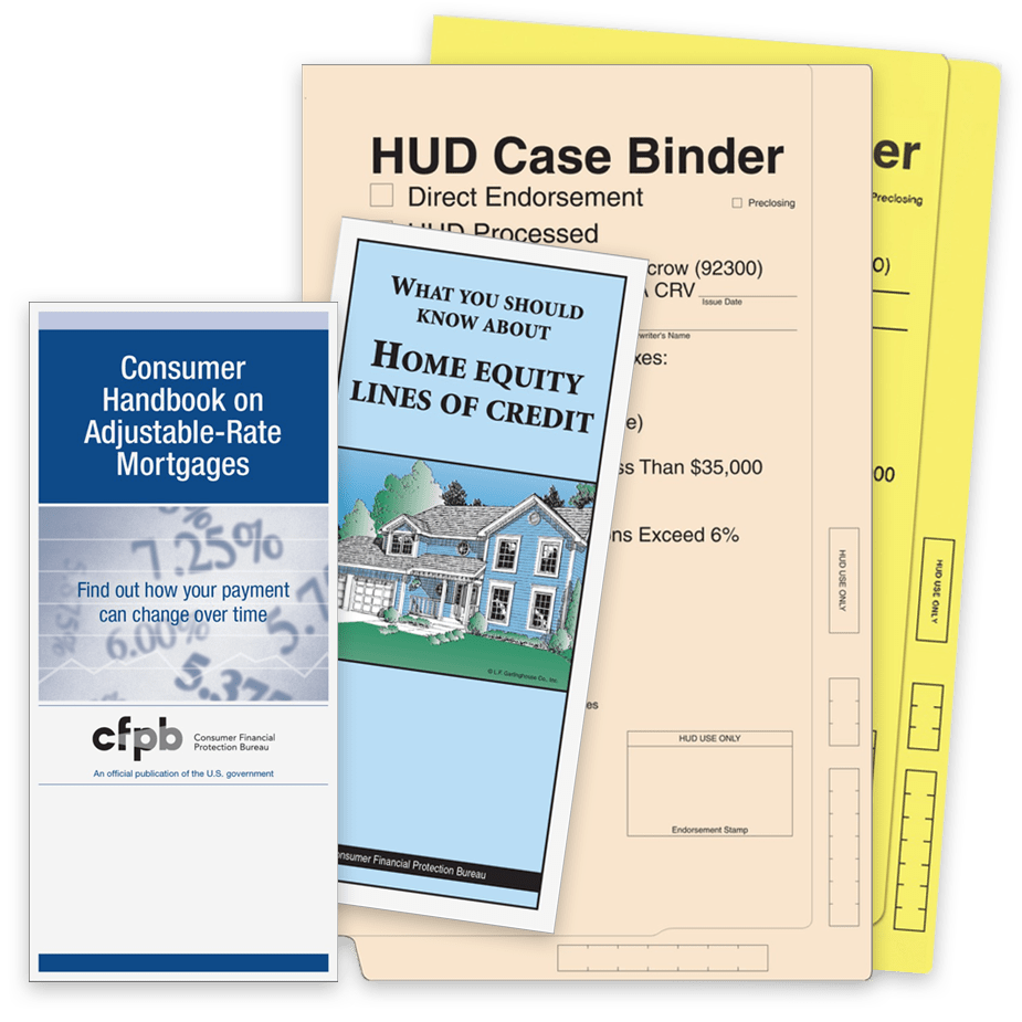 Mortgage Products Mortgage Forms, Booklets, Binders - TaxFormGals.com